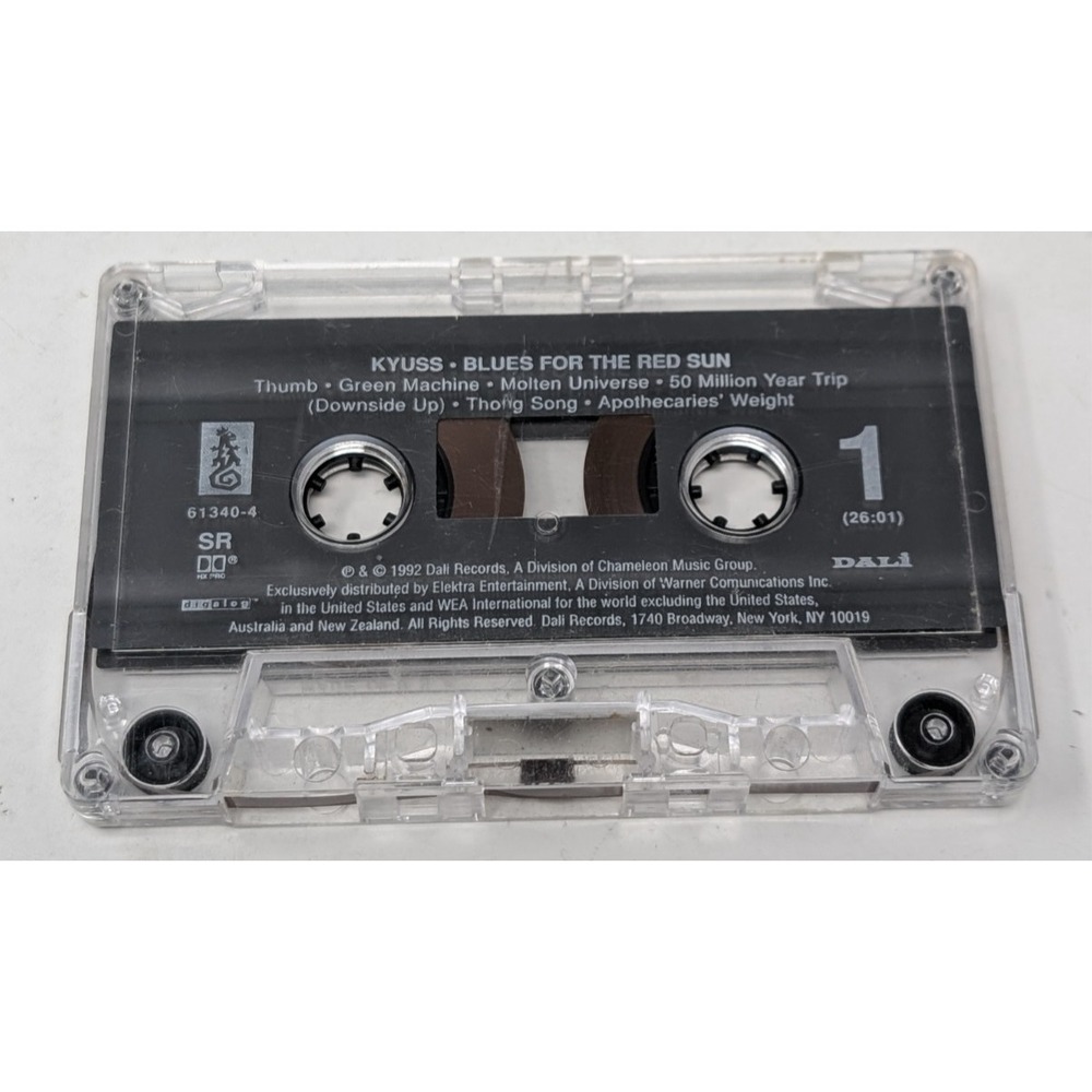 Kyuss Blues For The Red Sun Audio‎ Music Cassette Tape 1992 Tested